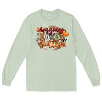 Matcha leaves and lattes Long Sleeve Tee - CowGirlArtShop