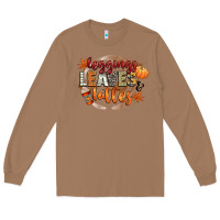 Toasted Coconut leaves and lattes Long Sleeve Tee - CowGirlArtShop