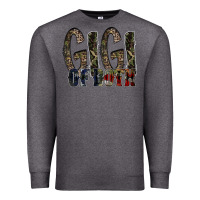 Charcoal Heather gigi of both Premium Sweatshirt - RacoonDesign