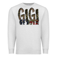 Oatmeal Heather gigi of both Premium Sweatshirt - RacoonDesign
