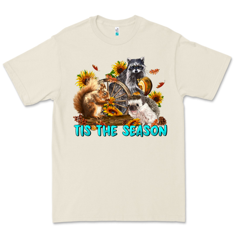 Fall Tis The Season Animals Premium Tee by LillyAllenDesigns | Teevron