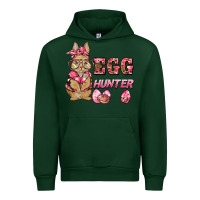 Forest Green easter pink camouflage egg hunter  bunny Urban Hoodie - BarkalooDesign