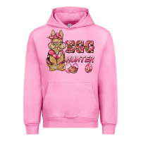 Fuchsia Pink easter pink camouflage egg hunter  bunny Urban Hoodie - BarkalooDesign