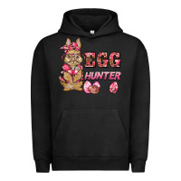 Pigment Black easter pink camouflage egg hunter  bunny Urban Hoodie - BarkalooDesign