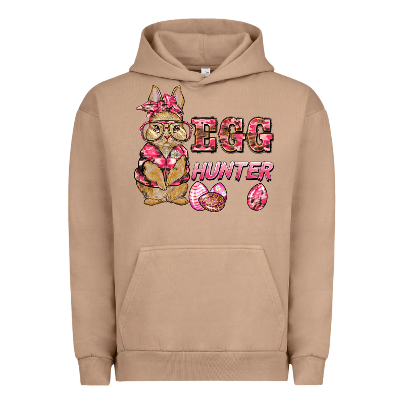 Easter Pink Camouflage Egg Hunter  Bunny Urban Hoodie by BarkalooDesign | Teevron