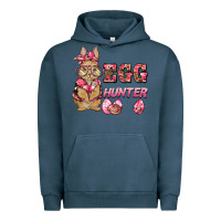 Pigment Midnight Navy easter pink camouflage egg hunter  bunny Urban Hoodie - BarkalooDesign