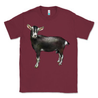 Burgundy Alpine Goat Classic Tee - LillyAllenDesigns