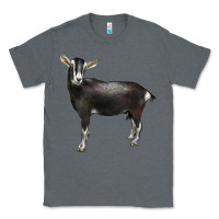 Charcoal Heather Alpine Goat Classic Tee - LillyAllenDesigns