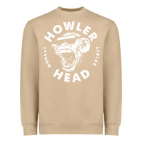 Mushroom howler head monkey kentucky bourbon whiskey vintage Heavyweight Sweatshirt - lanVoArt