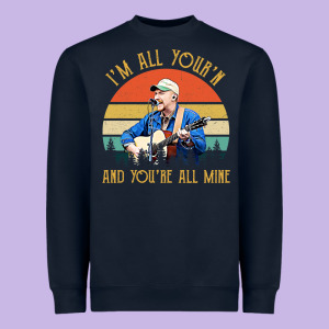 Classic Tyler I'm All Your'n And You're All Mine Childers Vintage Retr Heavyweight Sweatshirt Designed By Lanvoart