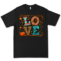 Black Fall Autumn Leopard Love Premium Tee - LillyAllenDesigns