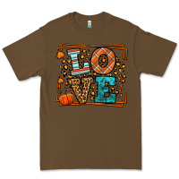 Cacao Fall Autumn Leopard Love Premium Tee - LillyAllenDesigns