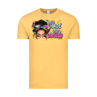 Vintage Mustard 80s made 90s raised messy bun Vintage Tee - texasbilliewilder