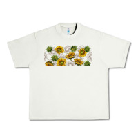Pistachio summer with sunflowers Urban Heavy Tee - TumblerDesignByShophia