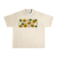 Sandshell summer with sunflowers Urban Heavy Tee - TumblerDesignByShophia