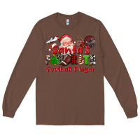 Chestnut santas favorite  football player Long Sleeve Tee - CowGirlArtShop