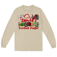 Mushroom santas favorite  football player Long Sleeve Tee - CowGirlArtShop