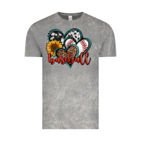 Cloud Rock baseball hearts Vintage Tee - Jasminsmagicworld