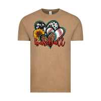 Vintage Coffee baseball hearts Vintage Tee - Jasminsmagicworld