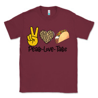 Burgundy Peare Love Tacos Classic Tee - Bettercallsaul