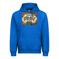 Cobalt just pray mousepad Urban Hoodie - BarkalooDesign