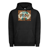 Pigment Black just pray mousepad Urban Hoodie - BarkalooDesign