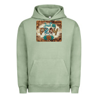 Pigment Oil Green just pray mousepad Urban Hoodie - BarkalooDesign