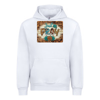 White just pray mousepad Urban Hoodie - BarkalooDesign