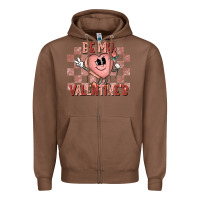 Chestnut Be My Valentines Zipper Hoodie - CowhideDigitalArt