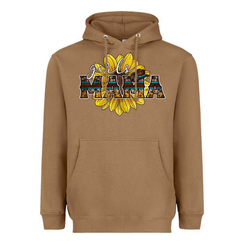 Girls Mama Sunflower Heavyweight Hoodie by RacoonDesign | Teevron