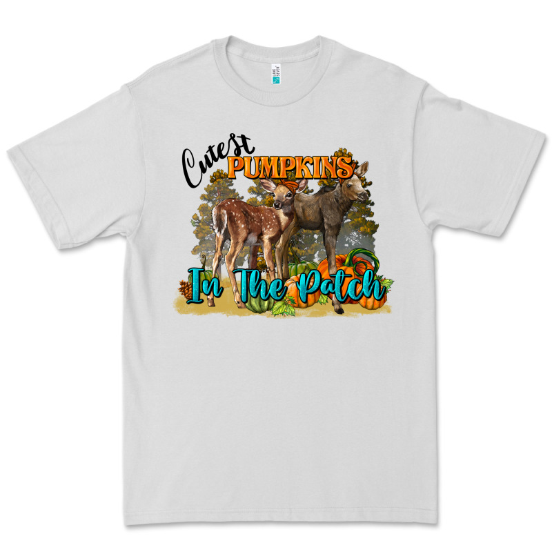 Fall Cutest Pumpkin In The Patch Deer Premium Tee by LillyAllenDesigns | Teevron