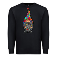 Black gnome autism Premium Sweatshirt - RacoonDesign