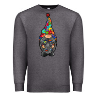 Charcoal Heather gnome autism Premium Sweatshirt - RacoonDesign