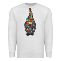 Oatmeal Heather gnome autism Premium Sweatshirt - RacoonDesign