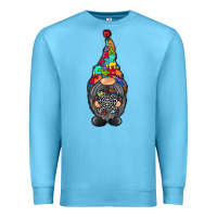 Ocean Blue gnome autism Premium Sweatshirt - RacoonDesign
