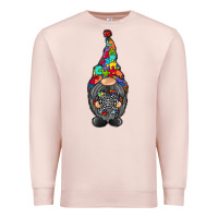 Pale Pink gnome autism Premium Sweatshirt - RacoonDesign