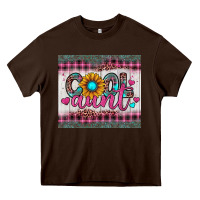Chocolate Brown cool aunt Heavy Core Tee - JahusDesignShop