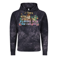 Cloud Black Happy Easter Day rodeo Vintage Hoodie - HowdyJamesFarm