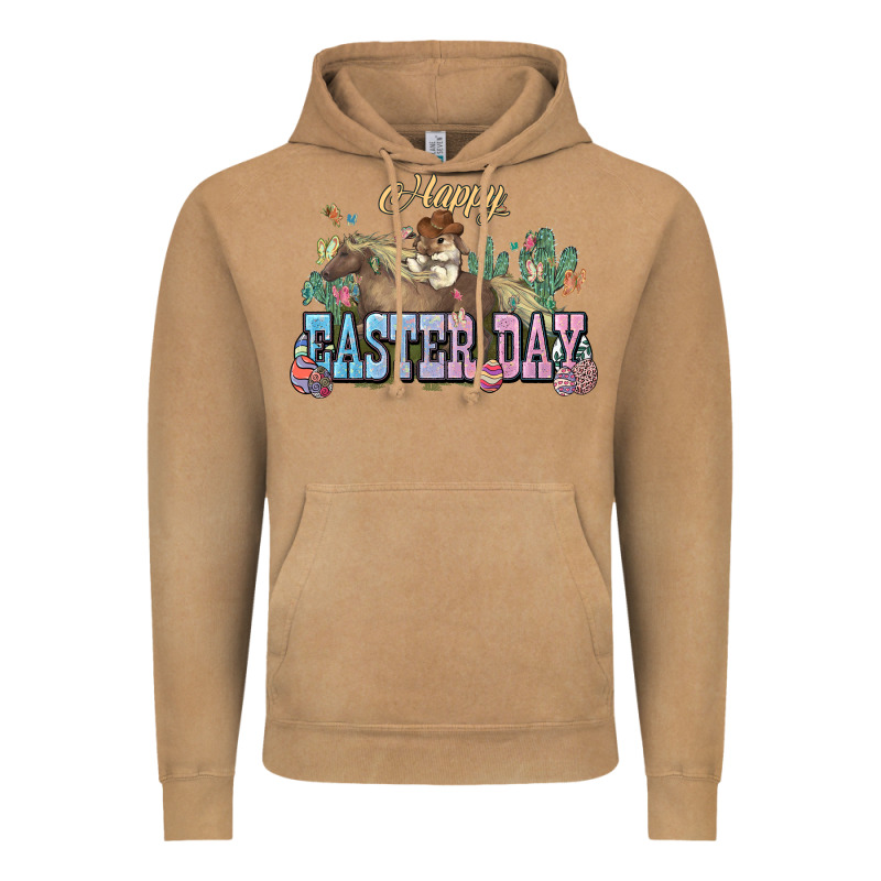 Happy Easter Day Rodeo Vintage Hoodie by HowdyJamesFarm | Teevron
