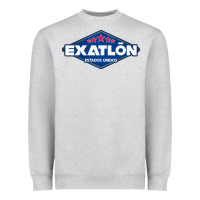 Heather Grey exatlon estados unidos Heavyweight Sweatshirt - lanVoArt
