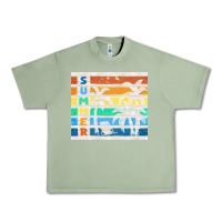 Oil Green retro summer Urban Heavy Tee - TumblerDesignByShophia