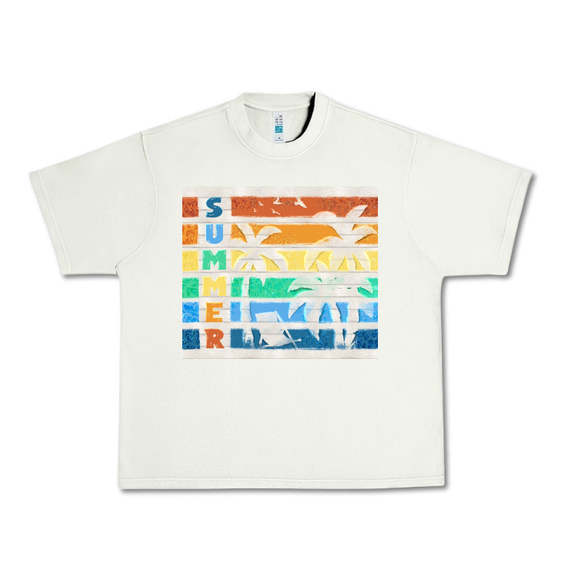 Retro Summer Urban Heavy Tee by TumblerDesignByShophia | Teevron