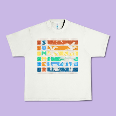 Retro Summer Urban Heavy Tee Designed By Tumblerdesignbyshophia