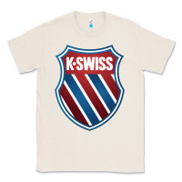 Natural k.swiss Classic Tee - lanVoArt