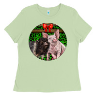 Matcha christmas pig Ladies Tee - LillyAllenDesigns