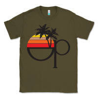 Army Green ocean pacific Classic Tee - lanVoArt