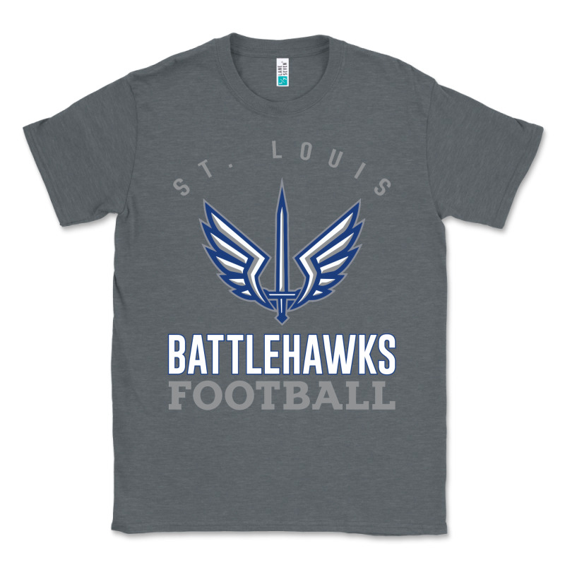 Stl Battlehawks Football! Xfl Classic Tee by lanVoArt | Teevron