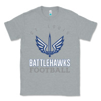 Heather Grey stl battlehawks football! xfl Classic Tee - lanVoArt