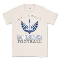 Natural stl battlehawks football! xfl Classic Tee - lanVoArt