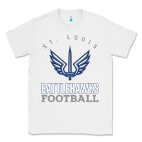 White stl battlehawks football! xfl Classic Tee - lanVoArt